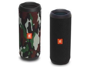 JBL Flip 4 Bluetooth Speaker, Pair (Black & Camouflage) JBL Flip 4 Bluetooth Speaker, Pair (Black & Camouflage)