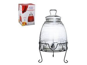 Mexican Style 9 Liter 2.4 Gallon Glass Beverage Water Dispenser Metal Base Stand Mexican Style 9 Liter 2.4 Gallon Glass Beverage Water Dispenser Metal Base Stand
