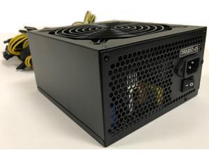 EPOWER 1600W GPU Miner Power Supply For BTC/BCH/ETC/ETH/LTC/XMR/XRP/ZEC etc Crypto Coin Mining Miner, Support 6 Graphics Card For ATX Mining Rig, AC Input 90 - 240V EPOWER 1600W GPU Miner Power Supply For BTC/BCH/ETC/ETH/LTC/XMR/XRP/ZEC etc Crypto Coin Mining Miner, Support 6 Graphics Card For ATX Mining Rig, AC Input 90 - 240V