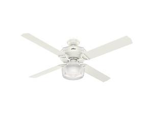 Hunter 54176 Brunswick 60" Ceiling Fan with Light, Fresh White, works with Ale Hunter 54176 Brunswick 60" Ceiling Fan with Light, Fresh White, works with Ale