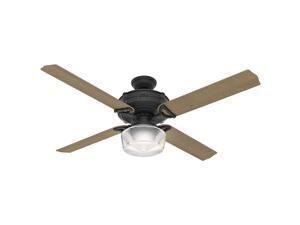 Hunter 54177 Brunswick 60" Ceiling Fan with Light, Natural Iron, works with Al Hunter 54177 Brunswick 60" Ceiling Fan with Light, Natural Iron, works with Al
