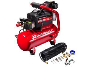 Powerbuilt 3 Gallon Heavy Duty Oil Free Style Air Compressor Kit - 240039 Powerbuilt 3 Gallon Heavy Duty Oil Free Style Air Compressor Kit - 240039