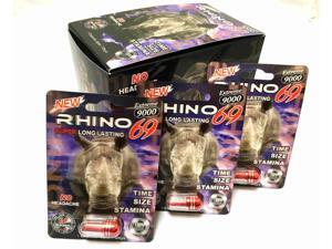 Rhino 69 Extreme 9000 Male Sexual Performance Enhancer (Pack of 12) Rhino 69 Extreme 9000 Male Sexual Performance Enhancer (Pack of 12)