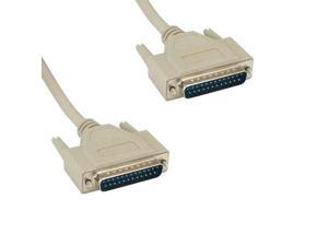 Kentek 10 Feet FT IEEE-1284 DB25 Parallel Printer Data Cable Cord 28 AWG Bi-Directional 25 Pin Molded Male to Male M/M 18PR Port for LPT Printer Scanner PC Mac Linux Modem Kentek 10 Feet FT IEEE-1284 DB25 Parallel Printer Data Cable Cord 28 AWG Bi-Directional 25 Pin Molded Male to Male M/M 18PR Port for LPT Printer Scanner PC Mac Linux Modem