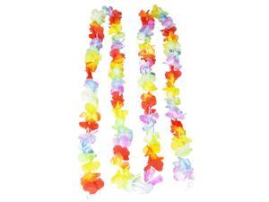 Rinco Jumbo Flower Lei Luau Beach Decoration 108" Garland, Multicolor Rinco Jumbo Flower Lei Luau Beach Decoration 108" Garland, Multicolor