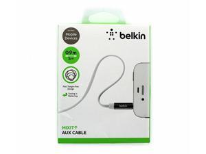 Belkin Cable MixIt Color Flat Aux 3' White Belkin Cable MixIt Color Flat Aux 3' White