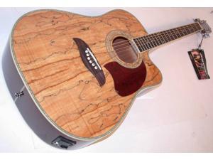 Oscar Schmidt Acoustic/Electric Dreadnought Guitar, Spalted Maple Top, OG2CESM Oscar Schmidt Acoustic/Electric Dreadnought Guitar, Spalted Maple Top, OG2CESM