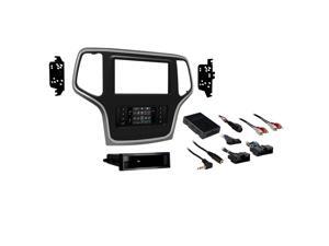 Metra 99-6536S 1 or 2-DIN Dash Kit Jeep Grand Cherokee 2014-up (Silver Trim) Metra 99-6536S 1 or 2-DIN Dash Kit Jeep Grand Cherokee 2014-up (Silver Trim)