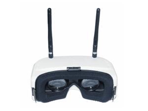 SJ RG01 5.8G 48CH FPV Goggles Dual-Display Diversity DVR with 3.7V 1500mAh Battery - White SJ RG01 5.8G 48CH FPV Goggles Dual-Display Diversity DVR with 3.7V 1500mAh Battery - White