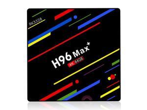 H96 MAX+ RK3328 Android 8.1 4GB/64GB KODI 17.6 4K TV BOX Support YouTube 4K Netflix HD Dual Band WiFi LAN USB3.0 H.265 Decoding H96 MAX+ RK3328 Android 8.1 4GB/64GB KODI 17.6 4K TV BOX Support YouTube 4K Netflix HD Dual Band WiFi LAN USB3.0 H.265 Decoding