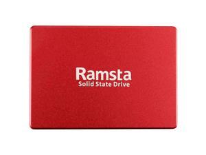 Ramsta S800 1TB SATA3 High Speed SSD 2.5 Inch Solid State Drive Hard Disk Sequential Read 525MB/s - Red Ramsta S800 1TB SATA3 High Speed SSD 2.5 Inch Solid State Drive Hard Disk Sequential Read 525MB/s - Red