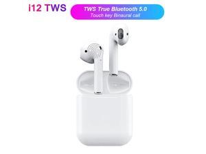 Apods i12 TWS Wireless Bluetooth 5.0 Touch control Earphones with 300mAh Charging Dock Automatically Pairing -White Apods i12 TWS Wireless Bluetooth 5.0 Touch control Earphones with 300mAh Charging Dock Automatically Pairing -White
