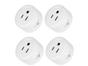 4PCS Geekbes YM-WS-1 WiFi Smart Socket Plug-in Module with Amazon Alexa & Google Home Compatibility 4PCS Geekbes YM-WS-1 WiFi Smart Socket Plug-in Module with Amazon Alexa & Google Home Compatibility