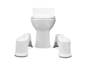 Ultraportable Toilet stool - Available in White Stackable 7 inch - 7.5 inch Module (One Pair) Ultraportable Toilet stool - Available in White Stackable 7 inch - 7.5 inch Module (One Pair)