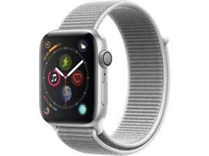 Apple Watch Series 4 (GPS), 44mm Silver Aluminum Case with Seashell Sport Loop - Silver Aluminum Apple Watch Series 4 (GPS), 44mm Silver Aluminum Case with Seashell Sport Loop - Silver Aluminum