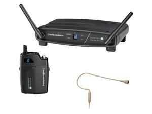Audio-Technica ATW-1101 System 10 Digital Wireless with PRO92cW Headset, Beige Audio-Technica ATW-1101 System 10 Digital Wireless with PRO92cW Headset, Beige