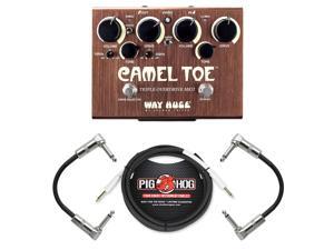 Dunlop WHE209 Way Huge Camel Toe MKII Triple Overdrive Pedal w/Patch Cables & Instrument Cable Dunlop WHE209 Way Huge Camel Toe MKII Triple Overdrive Pedal w/Patch Cables & Instrument Cable