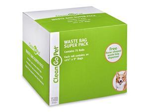 Clean Go Pet Waste Bag Super Packs ZW1899 75 69 Clean Go Pet Waste Bag Super Packs ZW1899 75 69