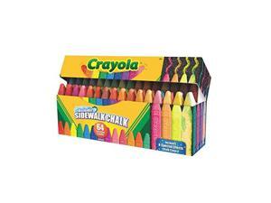 Crayola Washable Sidewalk Chalk 64/PK Ast 512064 Crayola Washable Sidewalk Chalk 64/PK Ast 512064
