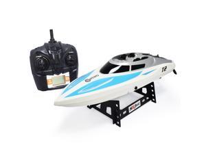 Contixo RC Racing Boat Speedboat Ship T2 | Radio Control Remote Controlled Speed Boat Swimming Pool Toy - Blue Contixo RC Racing Boat Speedboat Ship T2 | Radio Control Remote Controlled Speed Boat Swimming Pool Toy - Blue