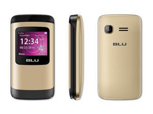 BLU Zoey Flex Z130 1.8" Cell Phone Flip VGA Unlocked Dual SIM - Gold BLU Zoey Flex Z130 1.8" Cell Phone Flip VGA Unlocked Dual SIM - Gold