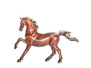 Arabian Horse Enameled Pewter Jeweled Trinket Box Keepsake Box Pill Box Horse Figurine Gifts Arabian Horse Enameled Pewter Jeweled Trinket Box Keepsake Box Pill Box Horse Figurine Gifts