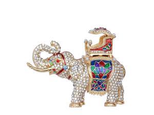 Faberge Elephant trinket & jewelry box hand made crystal bejeweled collectible Figurine gifts jewellery containers ring box Faberge Elephant trinket & jewelry box hand made crystal bejeweled collectible Figurine gifts jewellery containers ring box