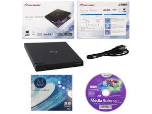 Pioneer BDR-XD05B Slim External Blu-ray CD DVD Burner + 1pk M-Disc BD + Software Pioneer BDR-XD05B Slim External Blu-ray CD DVD Burner + 1pk M-Disc BD + Software