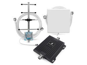 Phonetone 65dB 700MHz Mobile Phone Signal Booster Band 12 & 17 4G LTE Data Cellular Repeater Amplifier Antenna Kit for Home Office Use Phonetone 65dB 700MHz Mobile Phone Signal Booster Band 12 & 17 4G LTE Data Cellular Repeater Amplifier Antenna Kit for Home Office Use