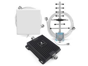 Cell Phone Booster Dual Band 850MHz 1700MHz 65dB whith Yagi and Panel Boost 3G 4G Cell Phone Booster Dual Band 850MHz 1700MHz 65dB whith Yagi and Panel Boost 3G 4G