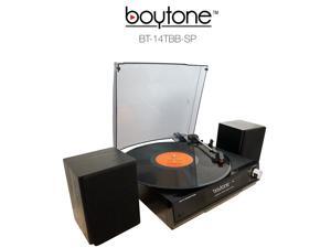 Boytone BT-14TBB-SP Multi RPM Turntable, Black Boytone BT-14TBB-SP Multi RPM Turntable, Black