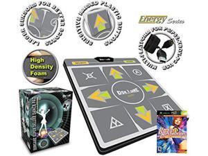 DDR Multi-Platform Super Sensors Energy Non-slip Dance Pad (PS, PS2, XBox, PC, Mac) with DDR Game Ultramix 2 (XBOX) DDR Multi-Platform Super Sensors Energy Non-slip Dance Pad (PS, PS2, XBox, PC, Mac) with DDR Game Ultramix 2 (XBOX)