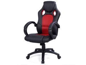 Desk Office Chair Race Car Style Bucket Seat - Red Desk Office Chair Race Car Style Bucket Seat - Red