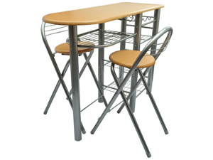 Kitchen Dining Table and Chairs Set Breakfast Bar - Wood Kitchen Dining Table and Chairs Set Breakfast Bar - Wood