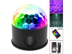 Bluetooth + Speaker 9W 9 Colors USB 5V LED Magic Ball Projector Stage Lights Support Wireless Phone Connection with Sound Control for Decoration / Car / Party Bluetooth + Speaker 9W 9 Colors USB 5V LED Magic Ball Projector Stage Lights Support Wireless Phone Connection with Sound Control for Decoration / Car / Party