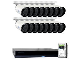 GW Security 16 Channel 4K NVR 8MP (3840x2160) H.265+ IP PoE Security Camera System with 16 Outdoor/Indoor 2.8-12mm Varifocal Zoom 8.0 Megapixel 2160P Cameras, Face Recognition, Free Remote View GW Security 16 Channel 4K NVR 8MP (3840x2160) H.265+ IP PoE Security Camera System with 16 Outdoor/Indoor 2.8-12mm Varifocal Zoom 8.0 Megapixel 2160P Cameras, Face Recognition, Free Remote View