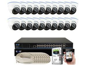 GW Security 32 Channel 5MP Video Surveillance System, 32CH NVR w/ 4TB HDD (2 SATA, Up to 16TB), 20 5MP Varifocal Zoom PoE IP Dome Camera for 24/7 Recording & Motion Alert, Smartphone PC Remote Access GW Security 32 Channel 5MP Video Surveillance System, 32CH NVR w/ 4TB HDD (2 SATA, Up to 16TB), 20 5MP Varifocal Zoom PoE IP Dome Camera for 24/7 Recording & Motion Alert, Smartphone PC Remote Access