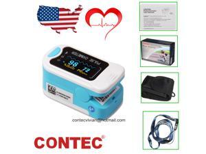 CONTEC Color OLED Finger Pulse Oximeter Fingertip Blood Oxygen Monitor SPO2 PR Heart Rate Meter with Pouch CMS50N CONTEC Color OLED Finger Pulse Oximeter Fingertip Blood Oxygen Monitor SPO2 PR Heart Rate Meter with Pouch CMS50N
