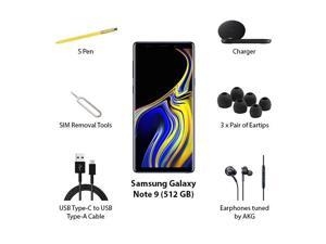 Samsung Note 9 Unlocked 512 GB Ocean Blue Galaxy Note9 512GB Smartphone Samsung Note 9 Unlocked 512 GB Ocean Blue Galaxy Note9 512GB Smartphone