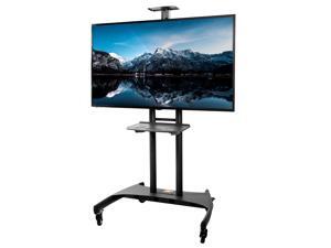 Kanto MTM82PL-S Mobile TV Mount with Adjustable Steel Tray for 50-inch to 82-inch TVs Kanto MTM82PL-S Mobile TV Mount with Adjustable Steel Tray for 50-inch to 82-inch TVs