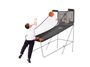 HOMCOM Double Shots Arcade Basketball System Foldable Two Player Basketball HOMCOM Double Shots Arcade Basketball System Foldable Two Player Basketball