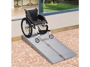 4FT Wheelchair Ramp Stairs Ramps Compact & Portable Folding ramps Aluminum 4FT Wheelchair Ramp Stairs Ramps Compact & Portable Folding ramps Aluminum