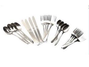 Gibson 03240 Everyday 20 Piece Stainless Steel Flatware Set, Service for 4 Gibson 03240 Everyday 20 Piece Stainless Steel Flatware Set, Service for 4