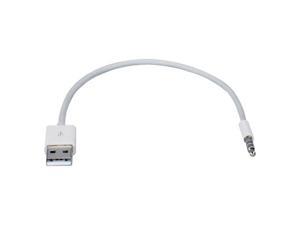 QVS USB Stereo Audio, Sync & Charger Cable for iPod Shuffle QVS USB Stereo Audio, Sync & Charger Cable for iPod Shuffle