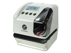 Lathem Time LT5000 Electronic Time And Date Stamp, Electronic, Cool Gray Lathem Time LT5000 Electronic Time And Date Stamp, Electronic, Cool Gray
