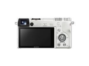 Sony Alpha a6000 Mirrorless Digital Camera with 16-50mm E-Mount Lens, White Sony Alpha a6000 Mirrorless Digital Camera with 16-50mm E-Mount Lens, White