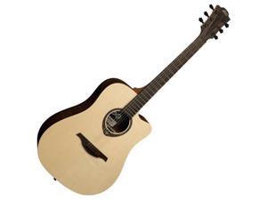 Lag T270DCE Dreadnought Cutaway Satin CE Acoustic Guitar Lag T270DCE Dreadnought Cutaway Satin CE Acoustic Guitar