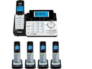 VTech DS6151 2-Line Expandable Cordless Phone with Digital Answering System and Caller ID with 4 Extra DS6101 Handsets VTech DS6151 2-Line Expandable Cordless Phone with Digital Answering System and Caller ID with 4 Extra DS6101 Handsets