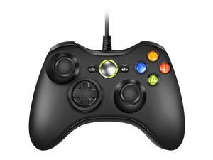 Xbox 360 Wired Controller, CORN USB Gamepad, Joypad with Shoulders Buttons, for Microsoft Xbox360/Xbox 360 Slim/PC Windows 7 8 10 Game (Black) Xbox 360 Wired Controller, CORN USB Gamepad, Joypad with Shoulders Buttons, for Microsoft Xbox360/Xbox 360 Slim/PC Windows 7 8 10 Game (Black)