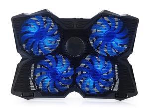 CORN Laptop Cooler Cooling Pad Gaming for 14-17-Inch Notebook Cooler Cooling Pad Stand Chill Mat with Four 120mm Blue Light Fans at 1200 RPM for Gamers and Office (SF-17-4) CORN Laptop Cooler Cooling Pad Gaming for 14-17-Inch Notebook Cooler Cooling Pad Stand Chill Mat with Four 120mm Blue Light Fans at 1200 RPM for Gamers and Office (SF-17-4)